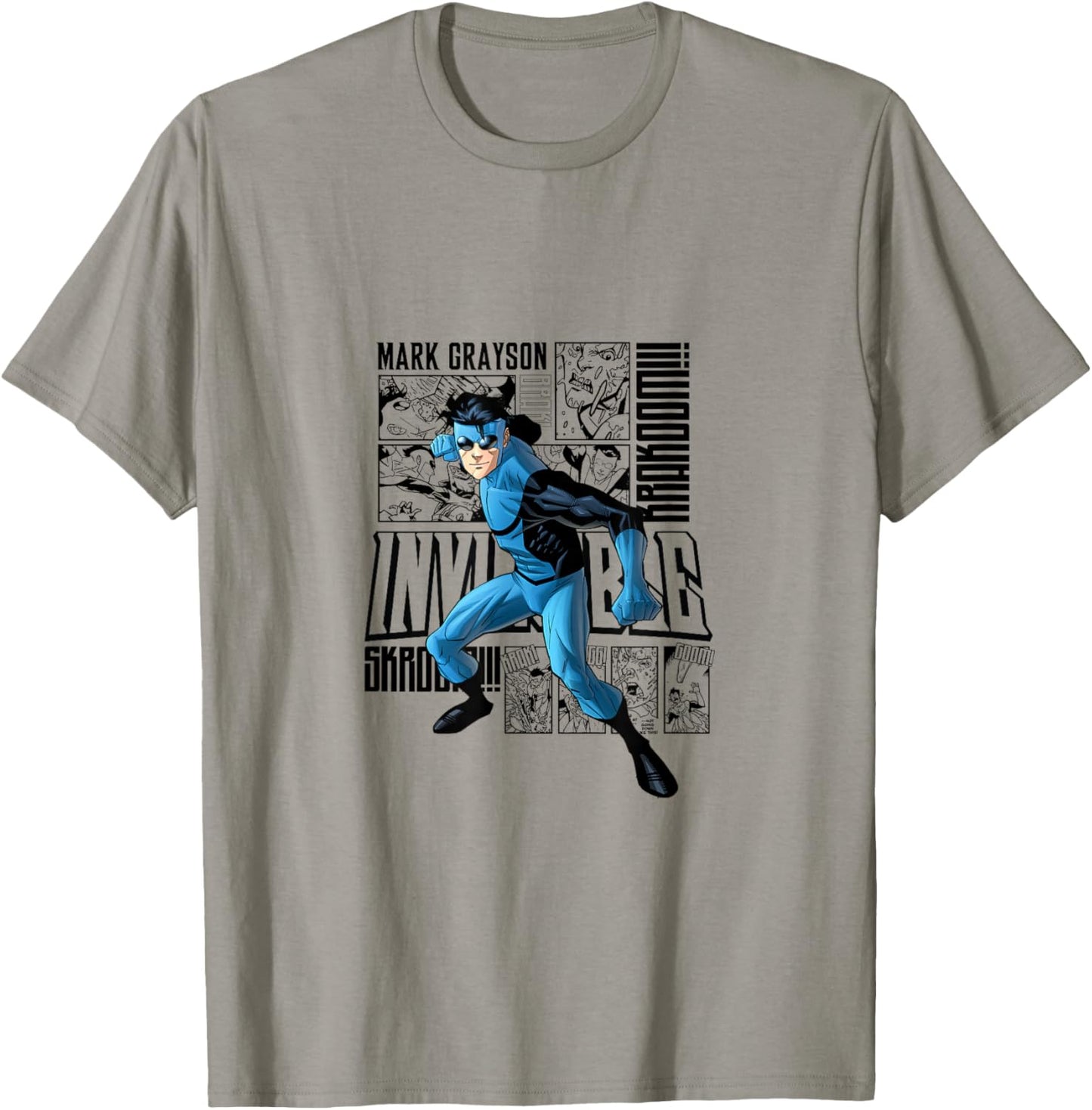 Invincible Blue Suit Collage T-Shirt - T-Shirt | Sand
