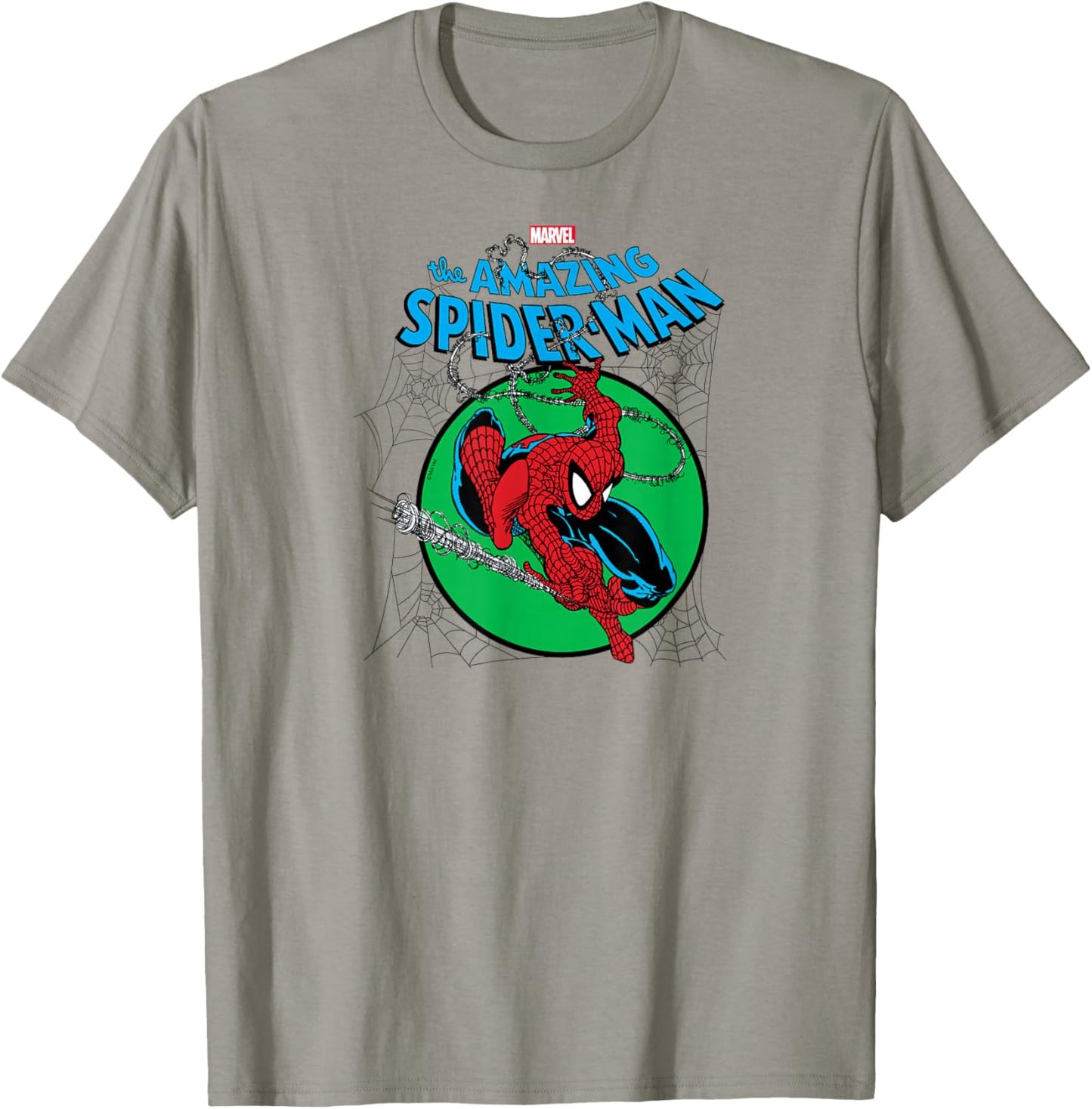 Spider-Man - Green Circle T-Shirt - T-Shirt | Sand