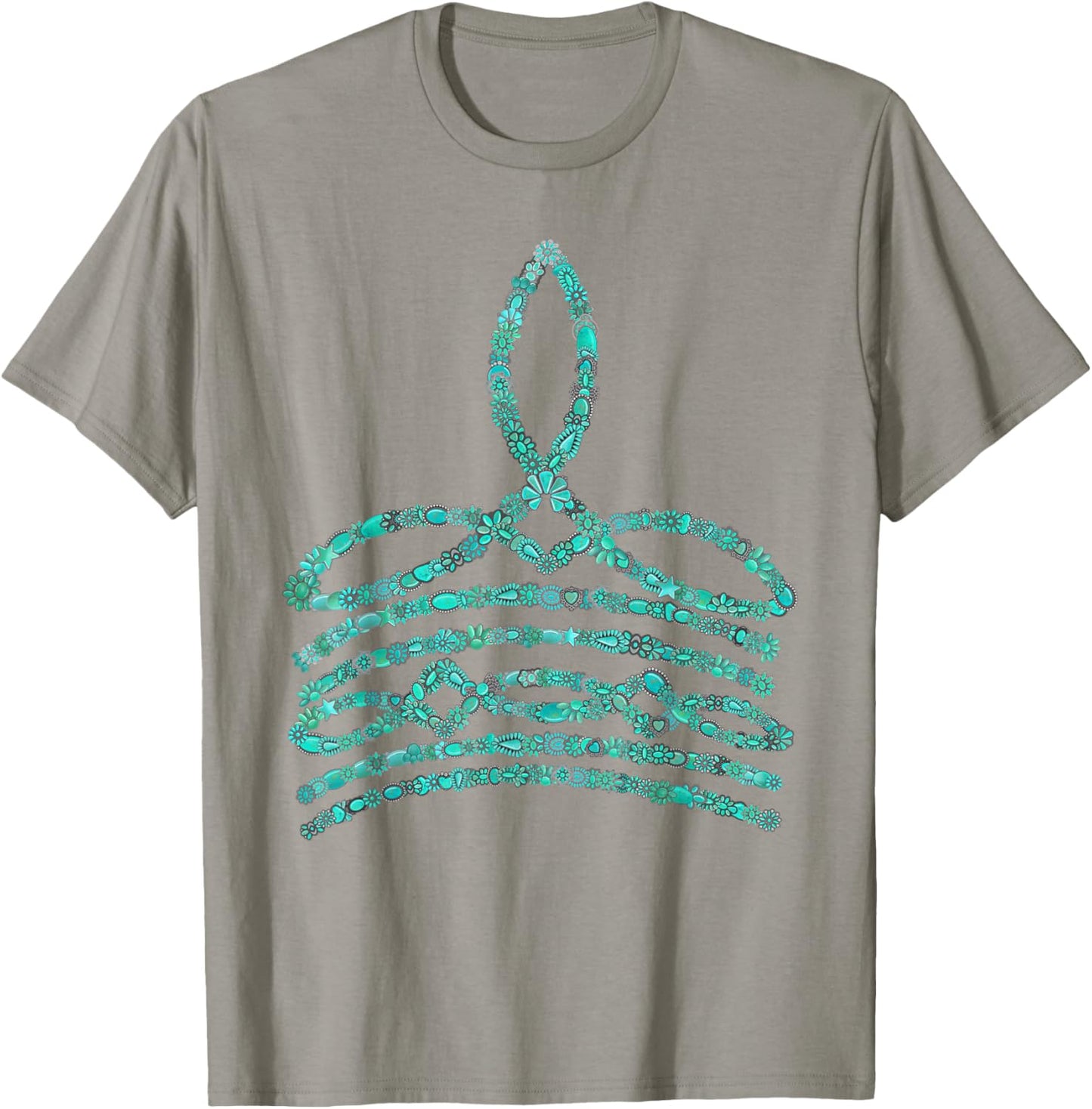 Western Boho Cowboy Boots Turquoise Boot Stitch Western Girl T-Shirt - T-Shirt | Sand