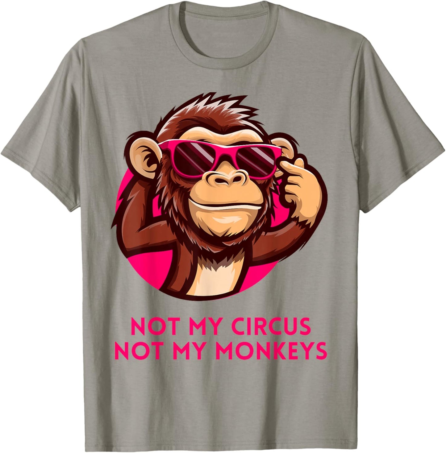 Not My Circus Not My Monkeys Funny Polish Proverb Pink Girls T-Shirt - T-Shirt | Sand
