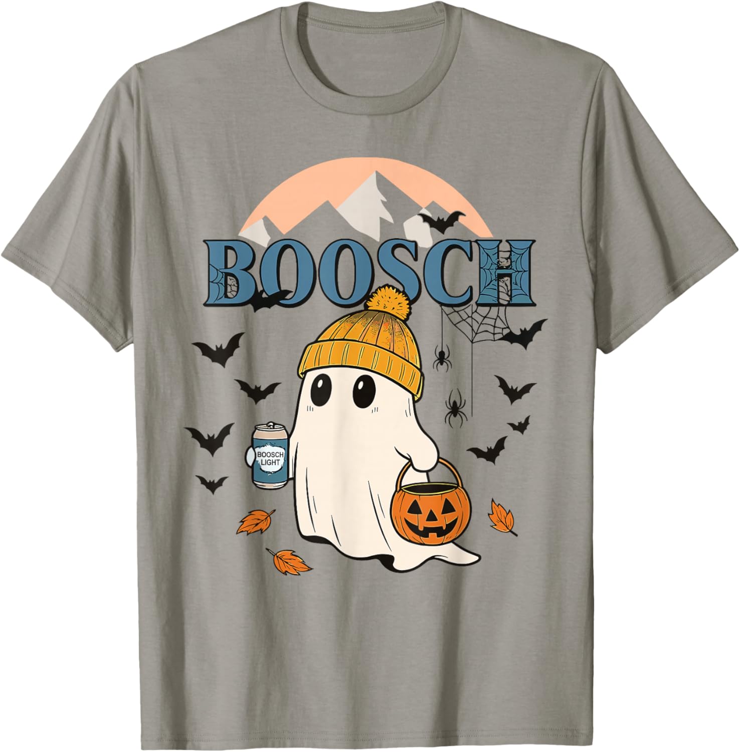 Funny Ghost Beer Halloween Spooky Boo Beer Drinking Party T-Shirt - T-Shirt | Sand