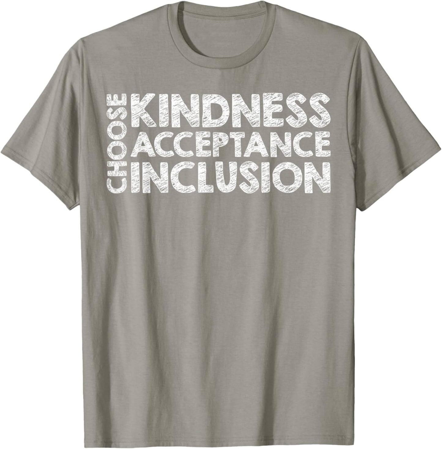 Choose Kindness Acceptation Inclusion Orange Unity Day T-Shirt - T-Shirt | Sand