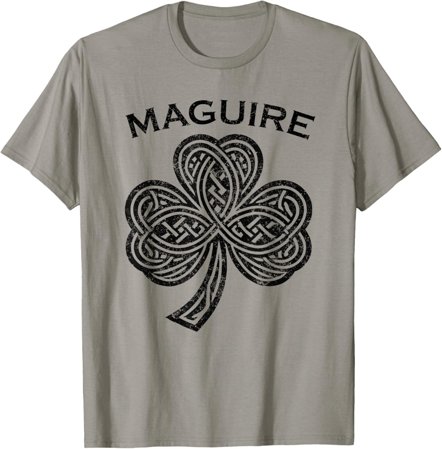 Maguire Family Last Name Irish Ireland Celtic T-Shirt - T-Shirt | Sand