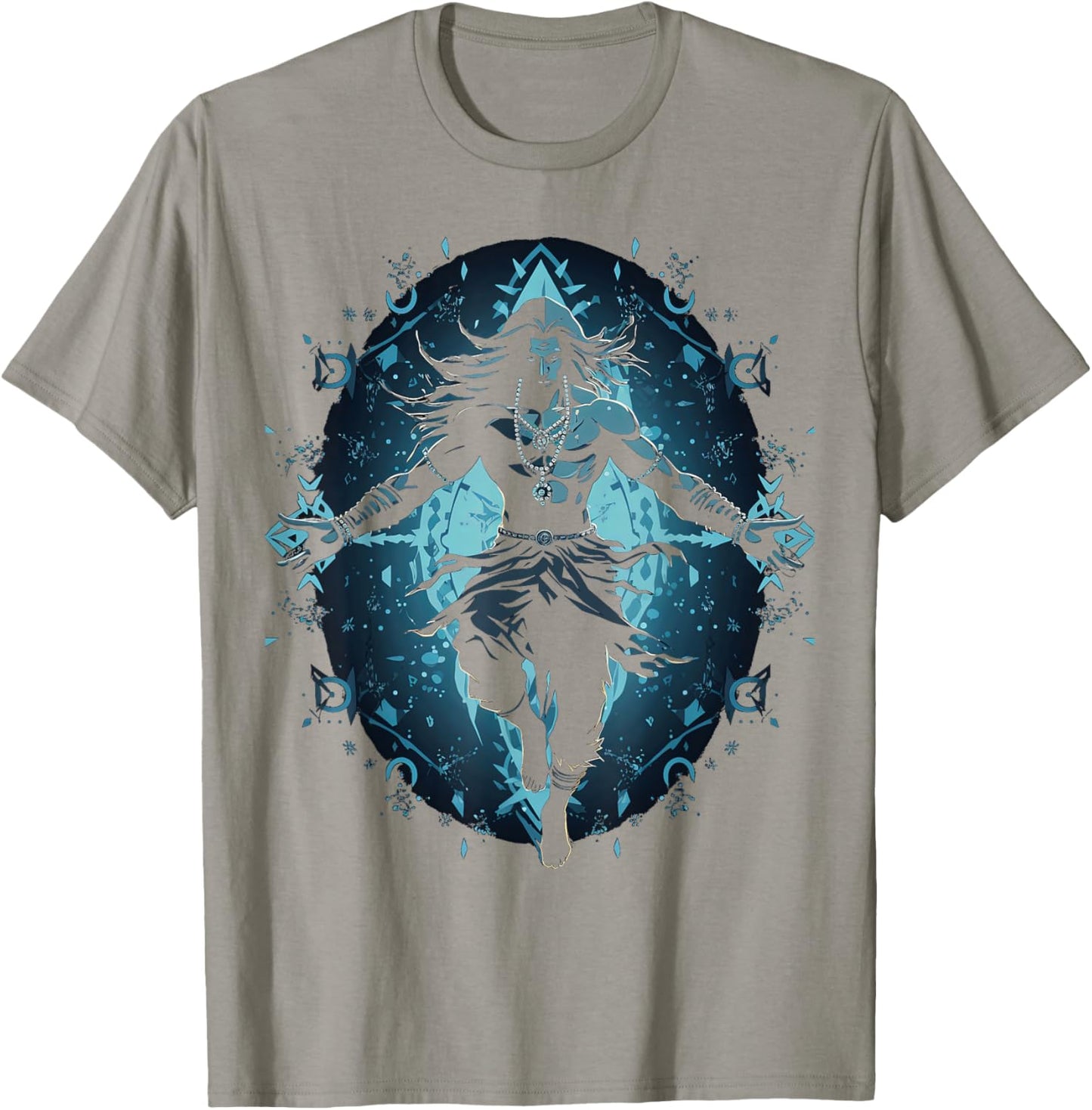 Shiva spiritual hindu god tandava dance yoga meditation T-Shirt - T-Shirt | Sand