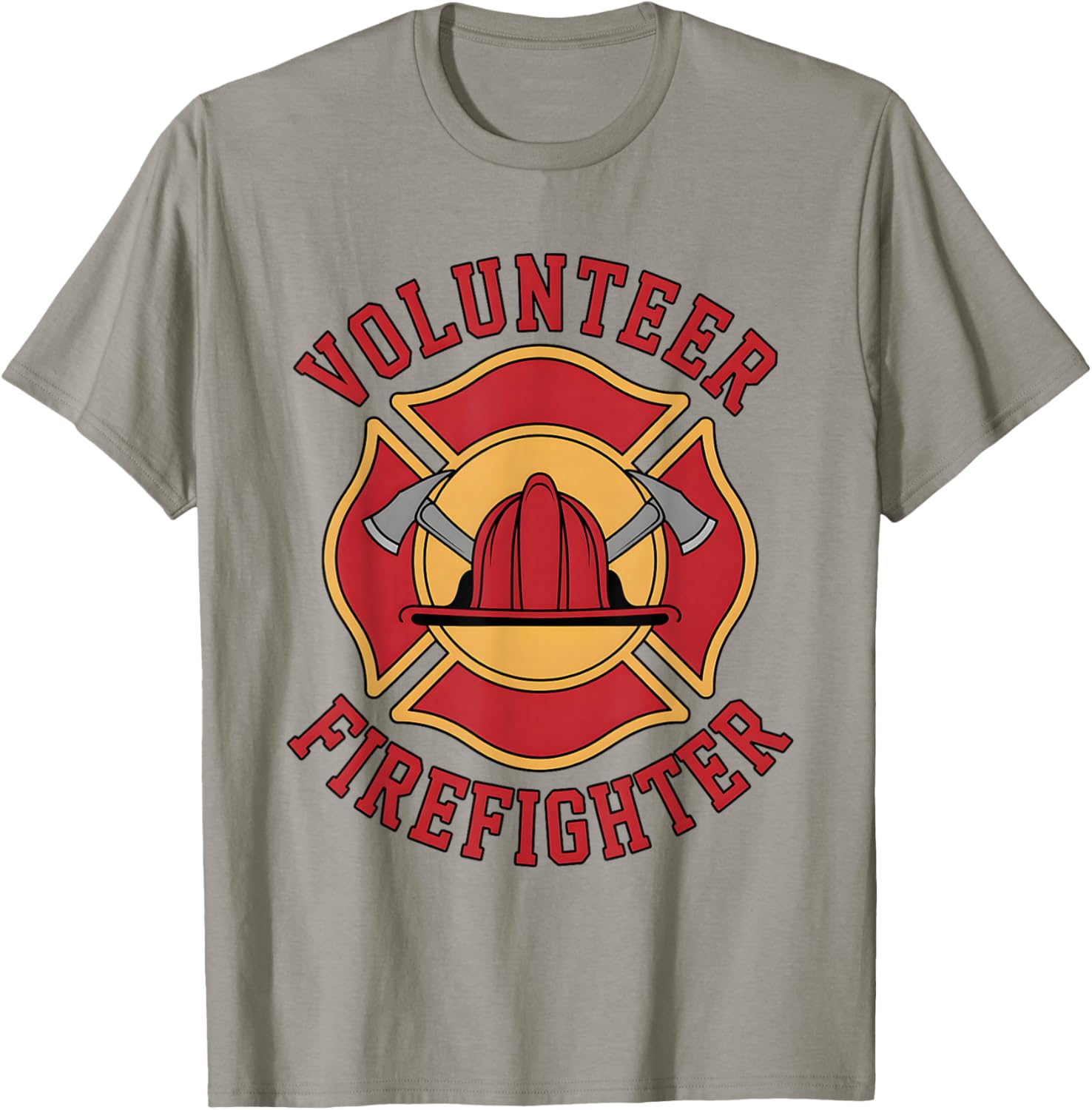 Volunteer Firefighter Proud Rescue Design T-Shirt - T-Shirt | Sand