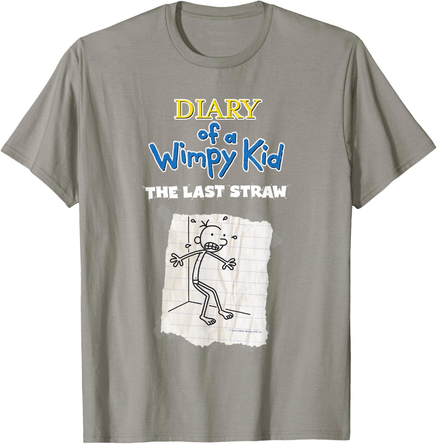 Diary of a Wimpy Kid The Last Straw Cover T-Shirt - T-Shirt | Sand