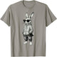 Bunny Face with Sunglasses for Boys Men Kids Easter Day T-Shirt - T-Shirt | Sand