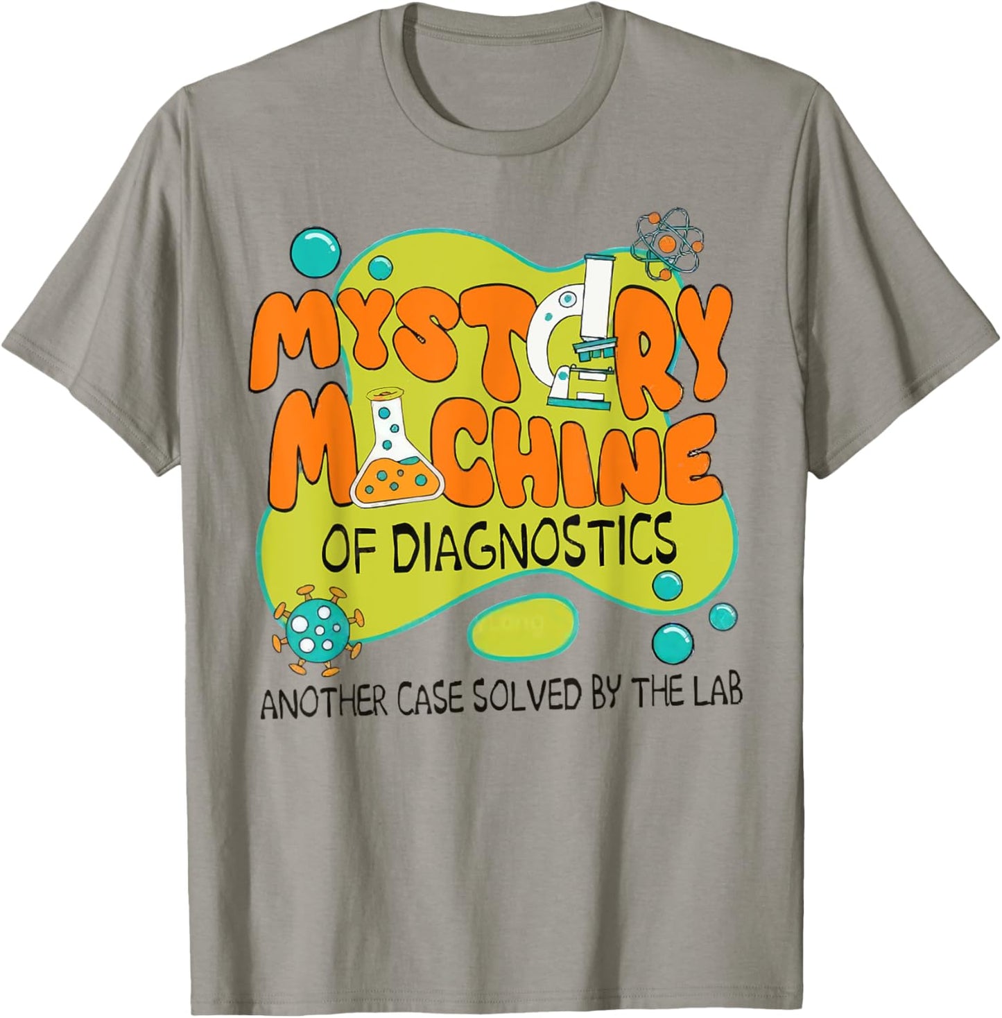 Mystery Machine of Diagnostics Lab Week 2025 Med Lab Tech T-Shirt - T-Shirt | Sand