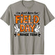 I'm Just Here for Field Day Orange Team Fun Day Field Trip T-Shirt - T-Shirt | Sand
