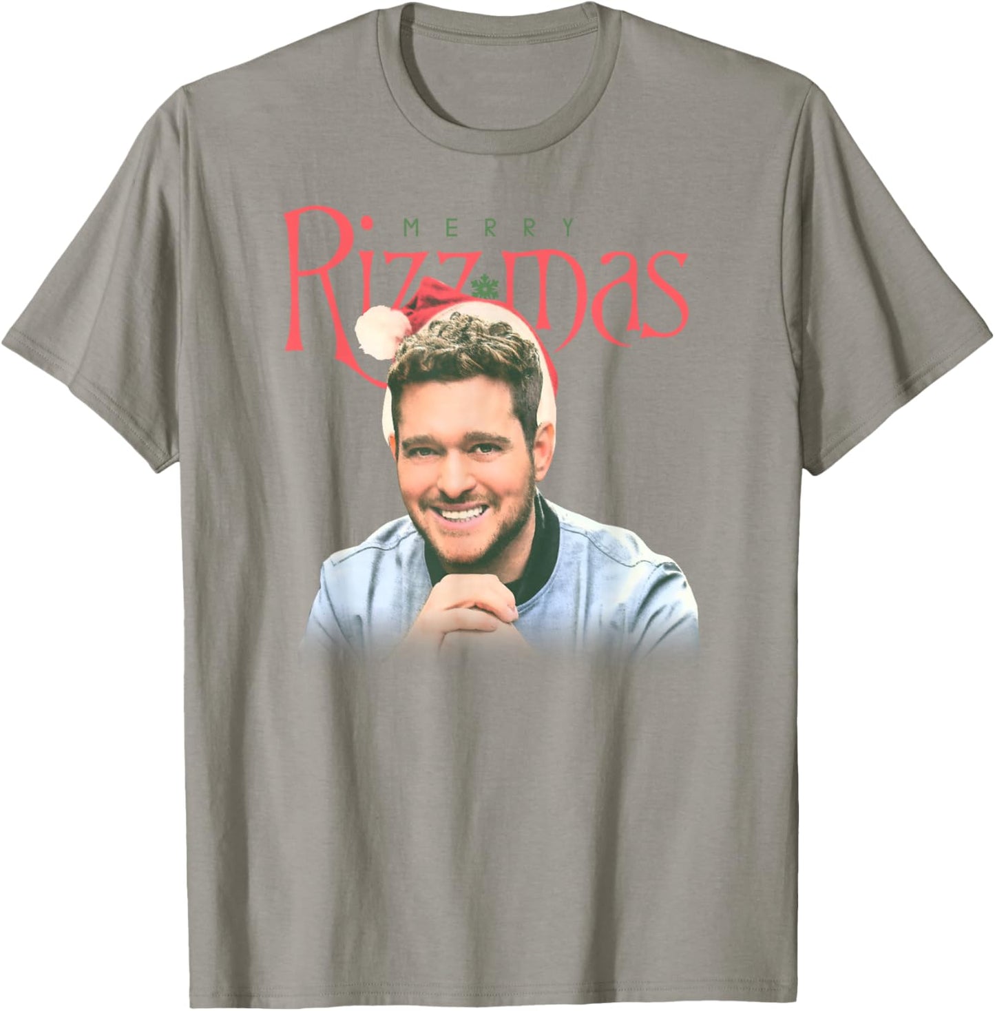 Michael Bublé Merry Rizzmas T-Shirt - T-Shirt | Sand