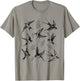 Swallow Bird Lover Vintage Nature Lover Swallow Whisperer T-Shirt - T-Shirt | Sand