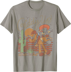 Disney - Toy Story Jessie Riding Bullseye Giddy Up Western T-Shirt - T-Shirt | Sand