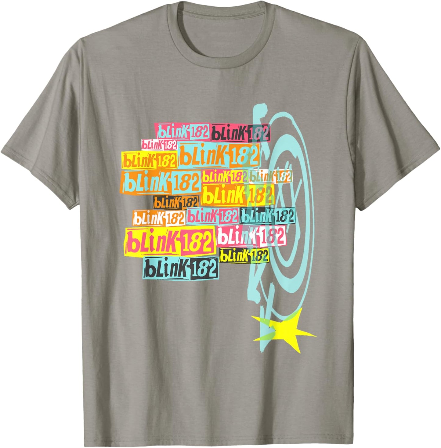 Official Blink-182 Stacked Logo T-Shirt - T-Shirt | Sand