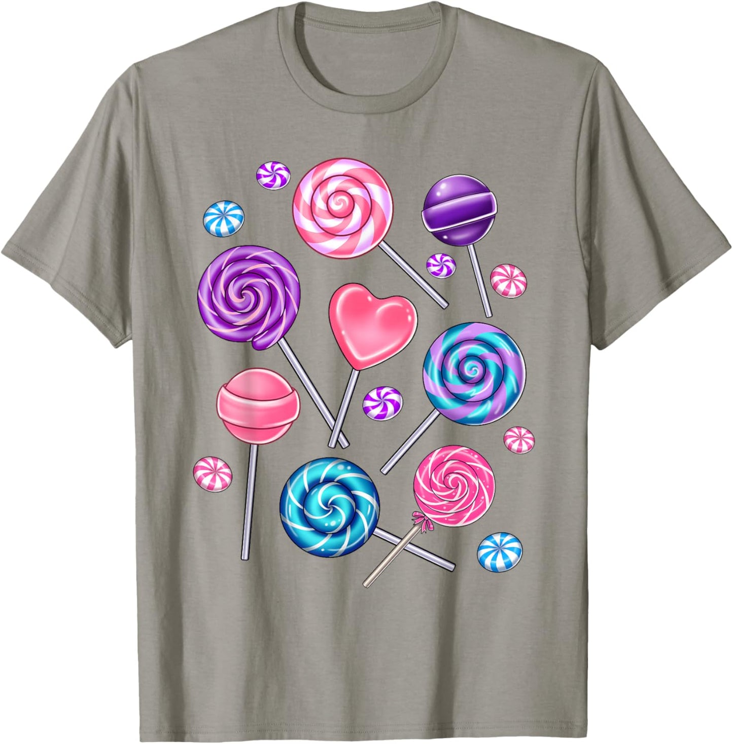 Cute Lollipop Candy Design Girl Toddler Kids T-Shirt - T-Shirt | Sand