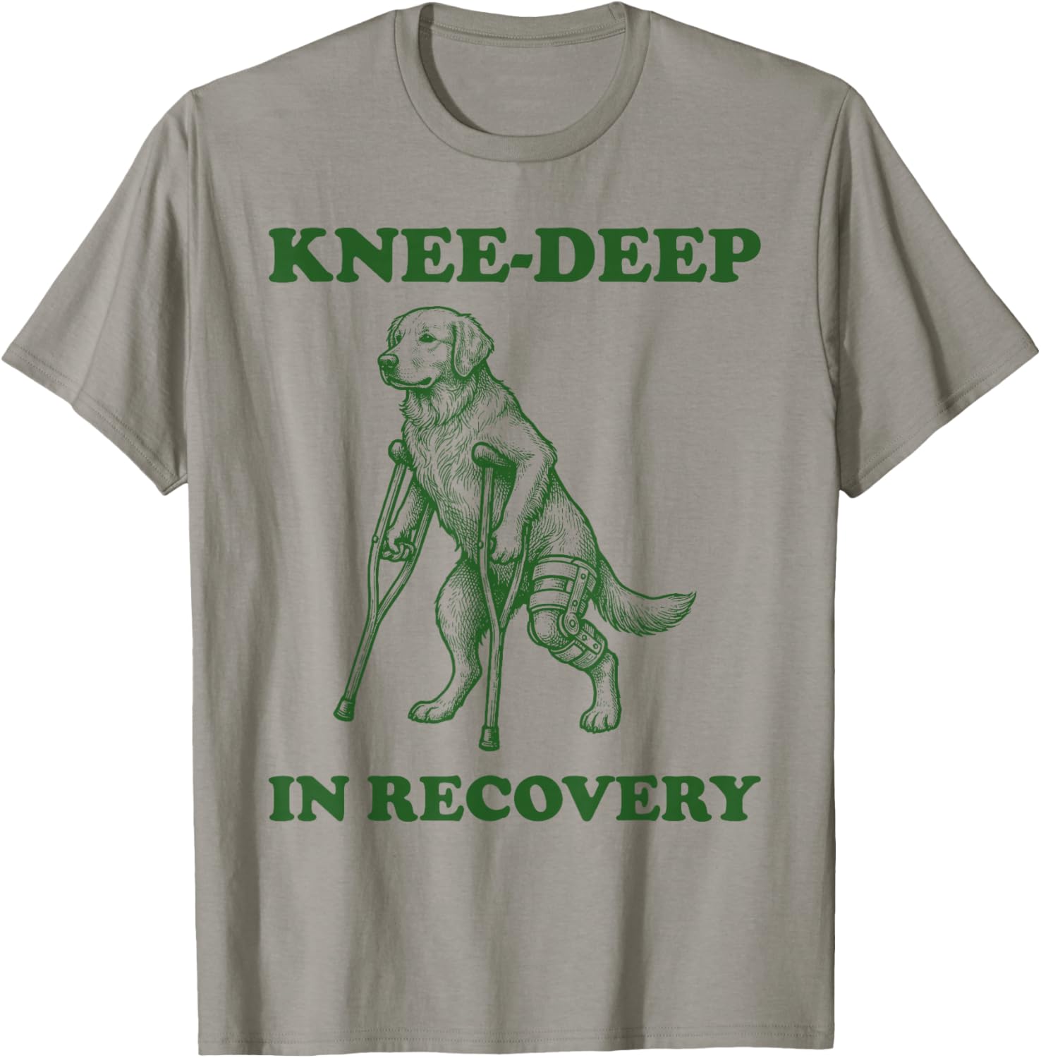 Bad Knees After Knee Replacement Recovery T-Shirt - T-Shirt | Sand
