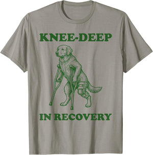 Bad Knees After Knee Replacement Recovery T-Shirt - T-Shirt | Sand