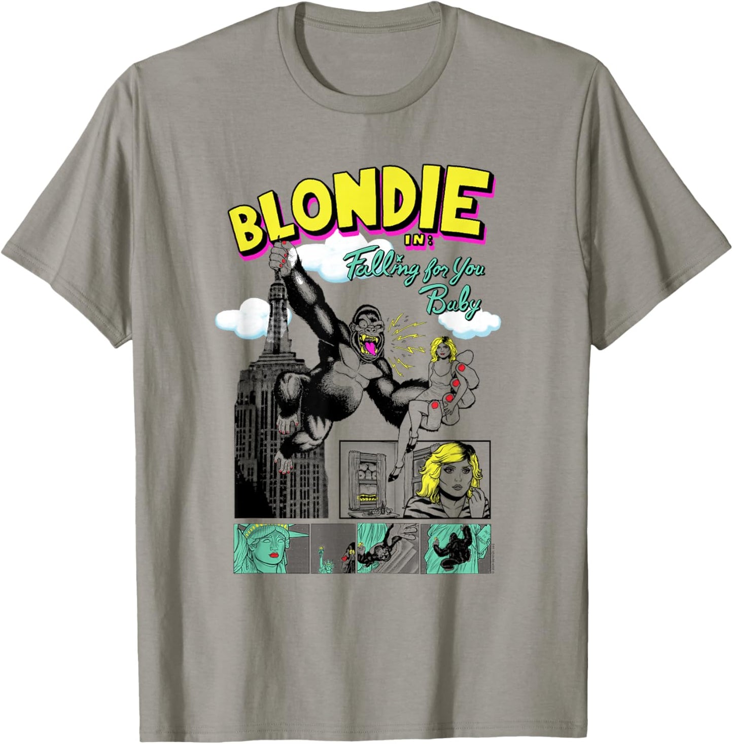 Blondie Retro Giant Ape Comic Vintage Band T-Shirt - T-Shirt | Sand