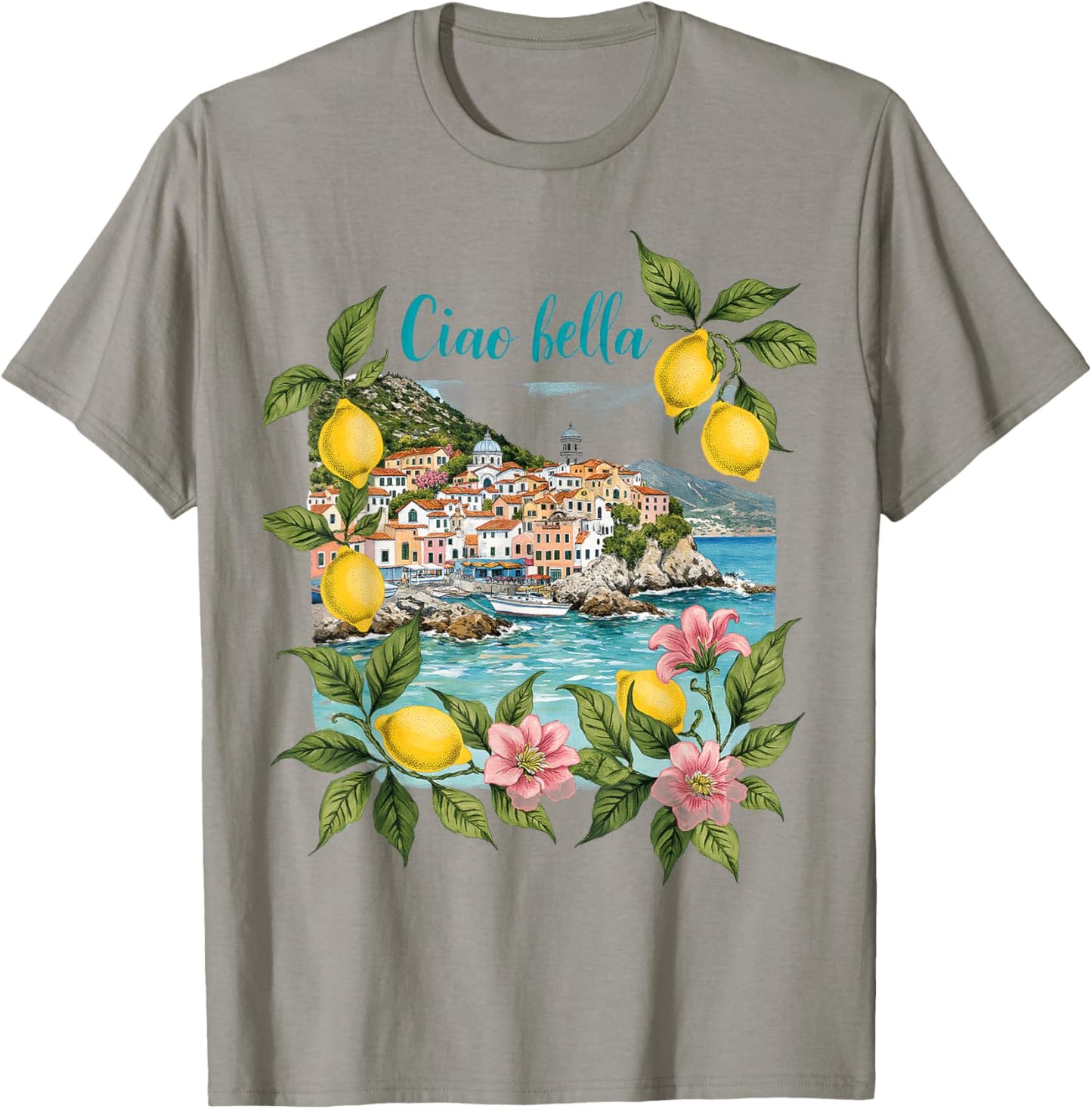 Ciao Bella Italy Amalfi Coast T-Shirt - T-Shirt | Sand