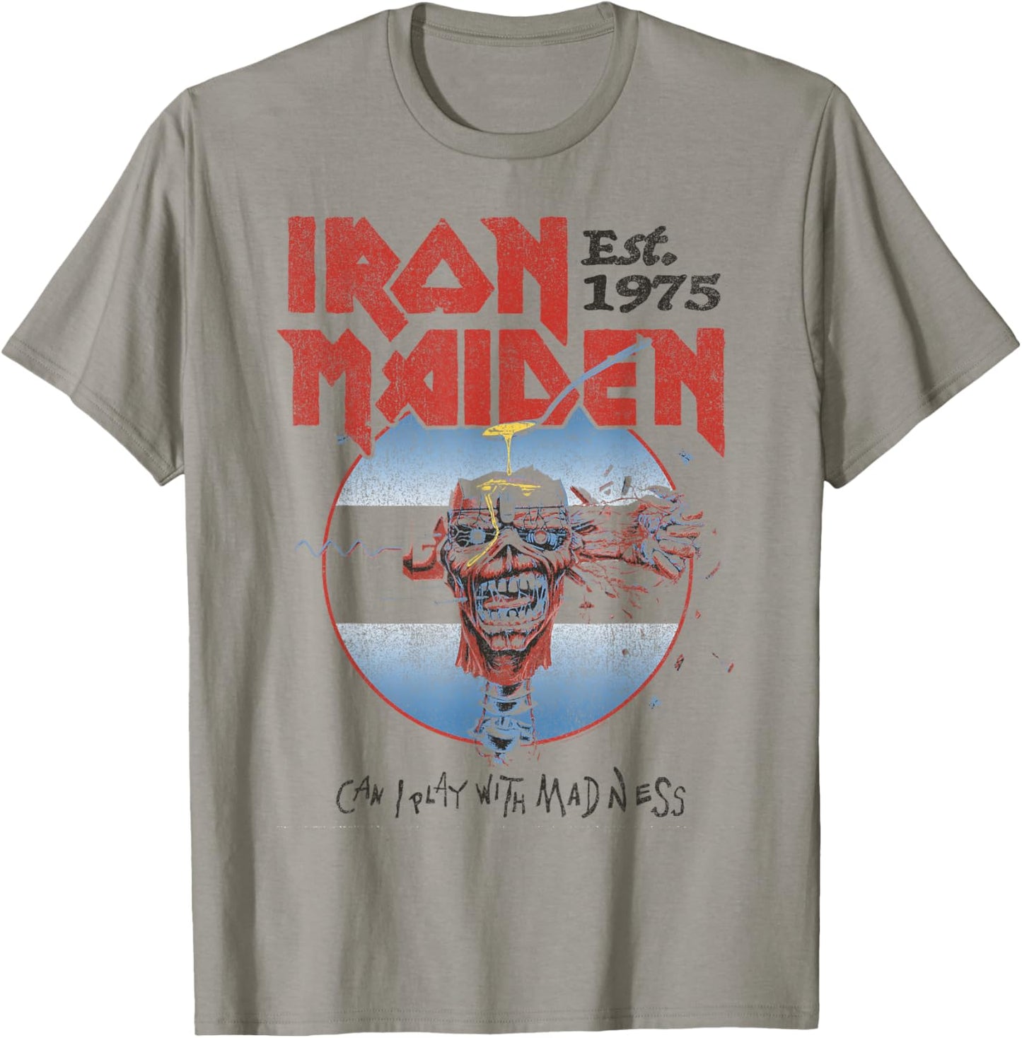 Iron Maiden - Can I Play with Madness White T-Shirt - T-Shirt | Sand