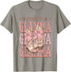 Rodeo Glamma Pink Boots Coquette Cow-Girl Birthday Party T-Shirt - T-Shirt | Sand