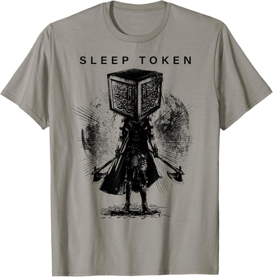 Sleep Token Axe Samurai T-Shirt - T-Shirt | Sand