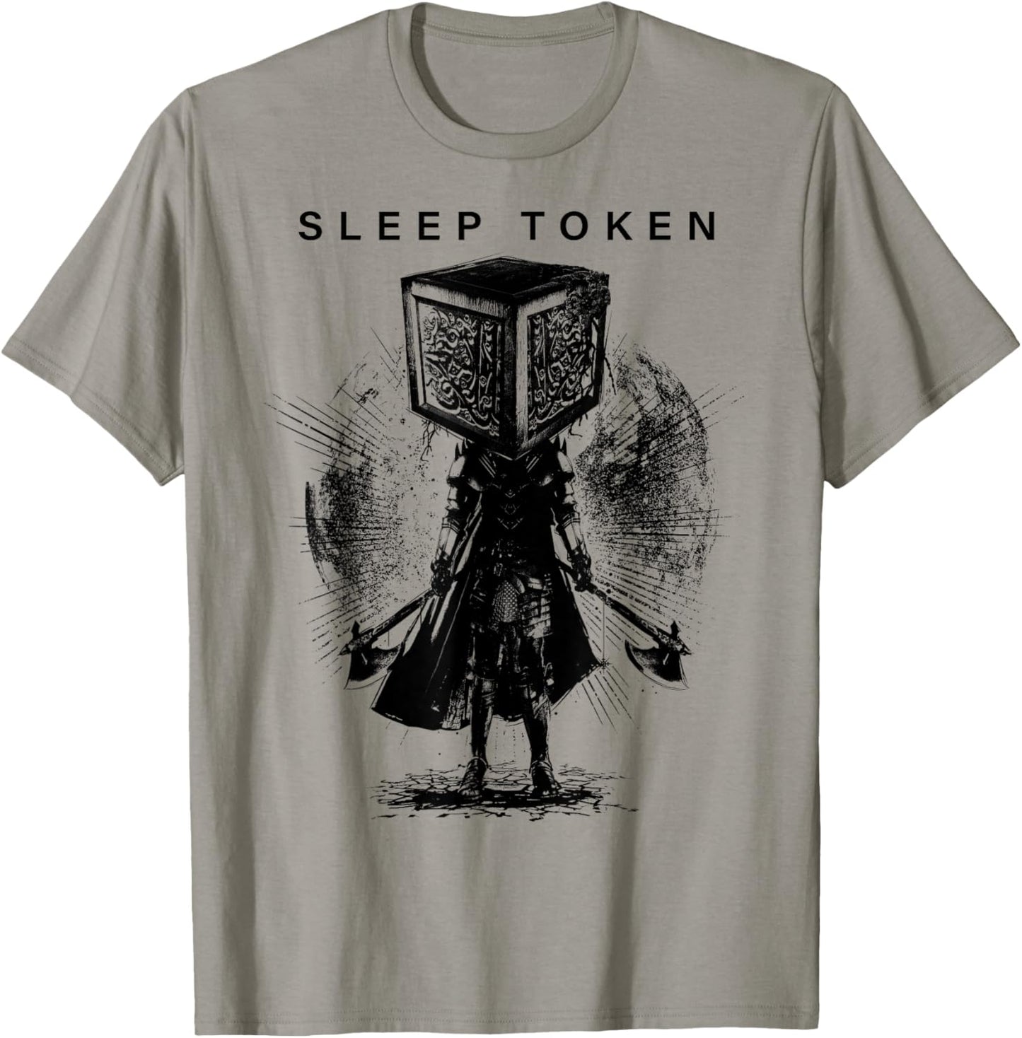 Sleep Token Axe Samurai T-Shirt - T-Shirt | Sand