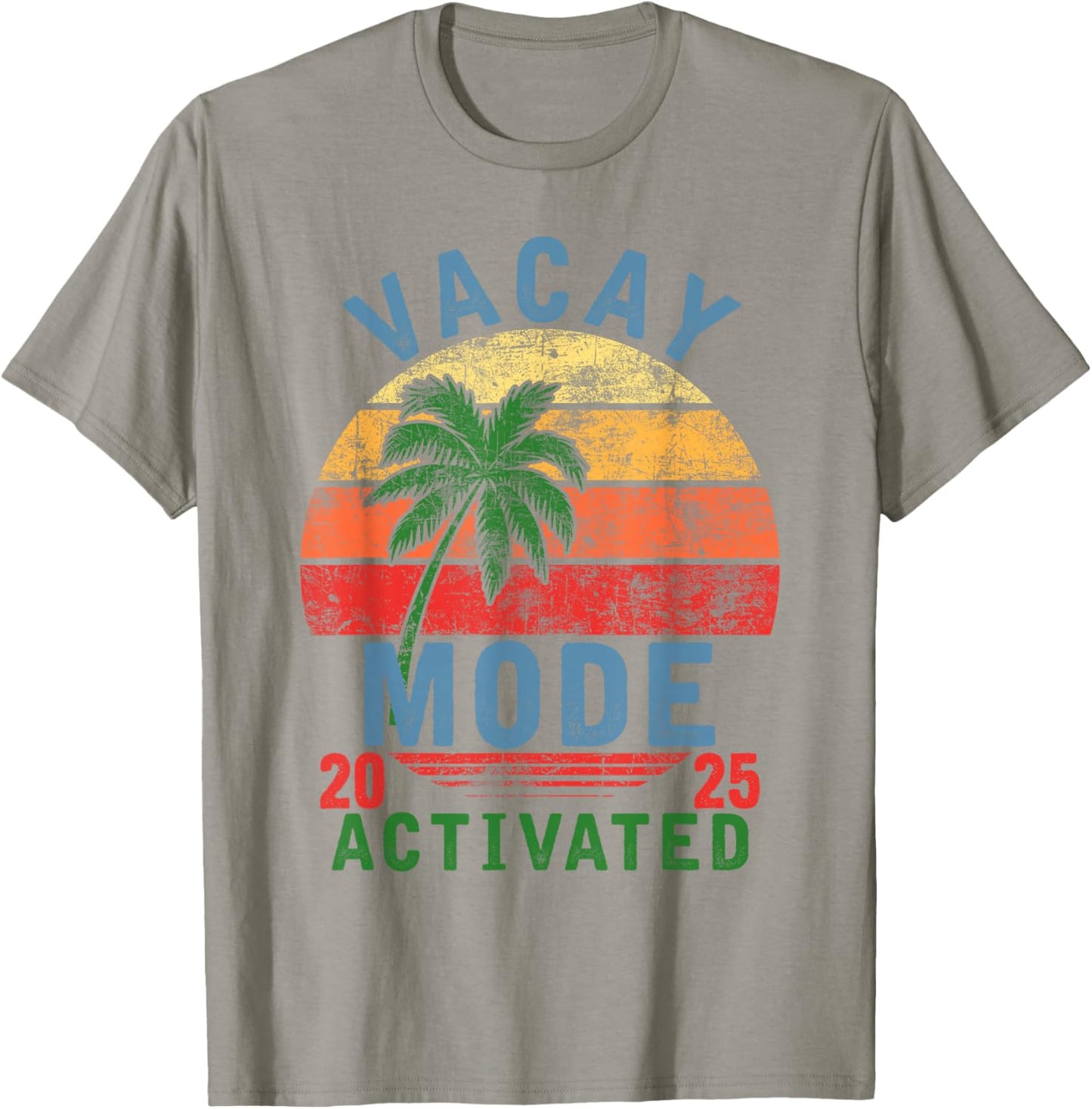 Vacay Mode Activated Vacation Summer Cruise Getaway Holiday T-Shirt - T-Shirt | Sand