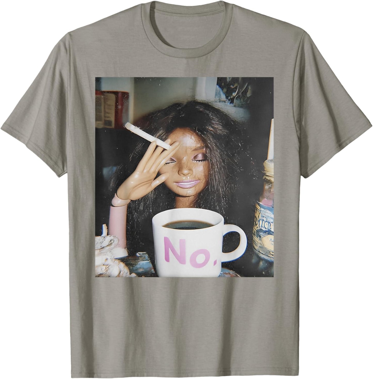 Disgusted Face Meme Doll Babe X Only Baby Love Date Fans T-Shirt - T-Shirt | Sand
