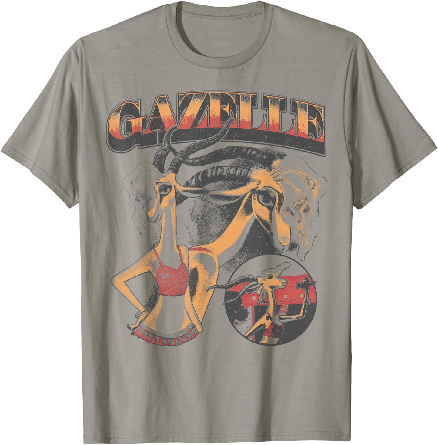 Disney Zootopia Gazelle Bold Text Glamorous Pop Star Singing T-Shirt - T-Shirt | Sand