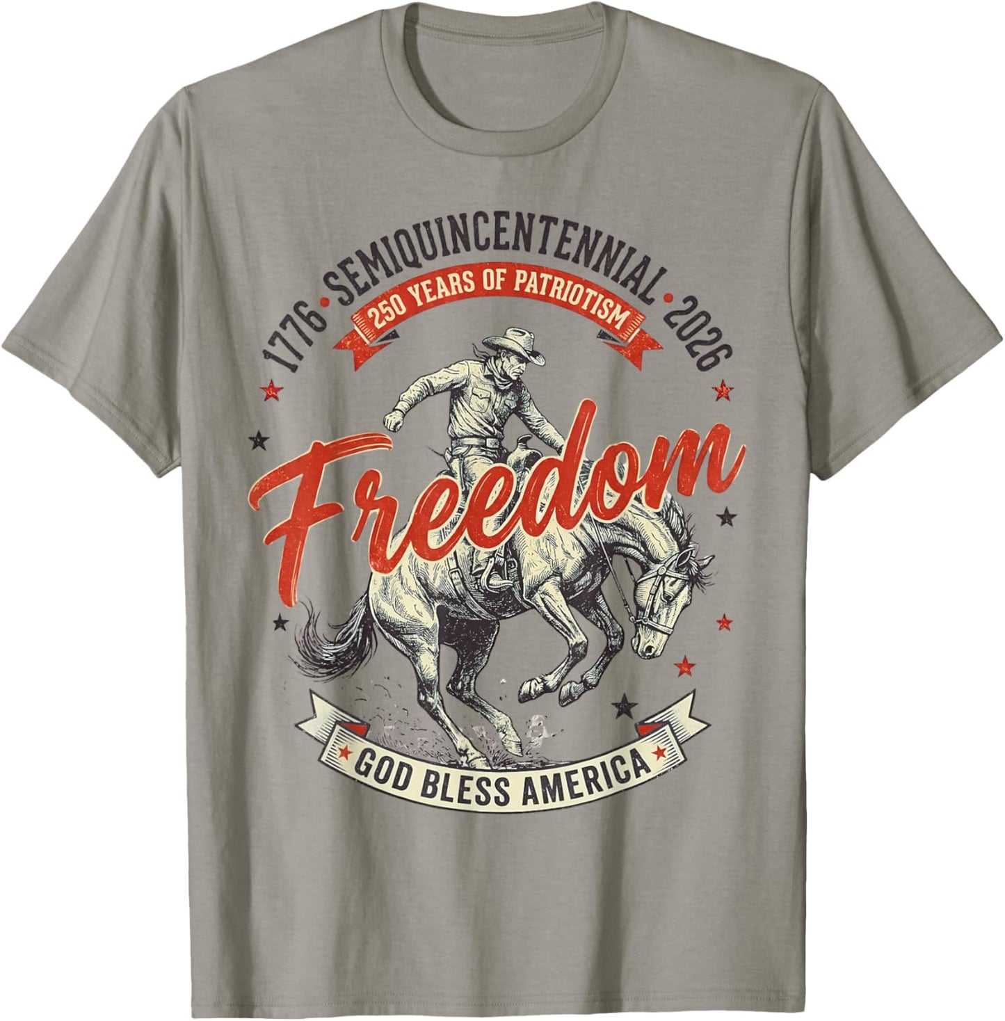 250 Years of Freedom American Anniversary USA 250th Birthday T-Shirt - T-Shirt | Sand