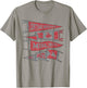 University of Central Missouri UCM Mules Distressed Pennants T-Shirt - T-Shirt | Sand