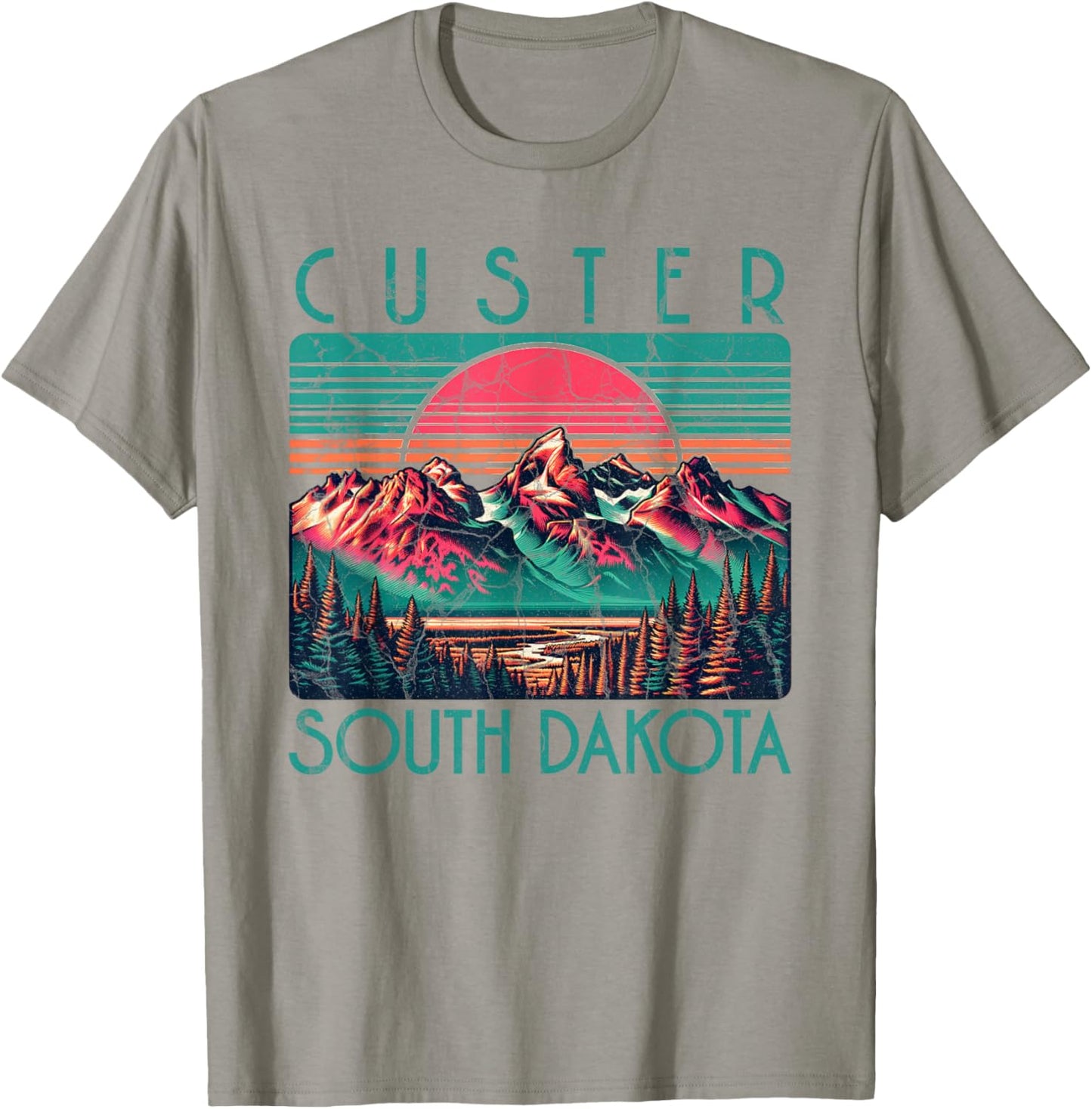 Custer State Park T-Shirt - T-Shirt | Sand