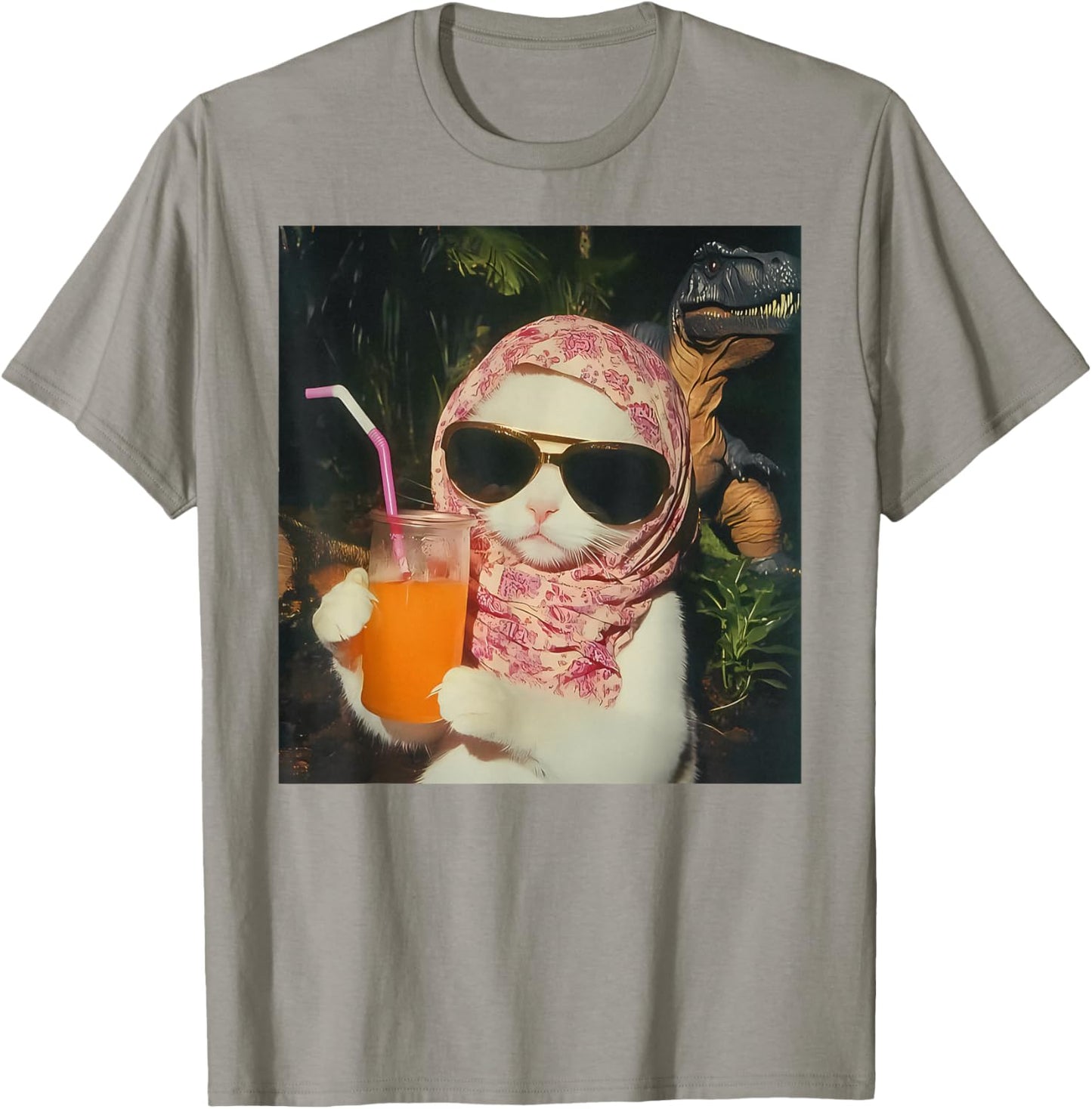 Funny Cat T-Shirt - T-Shirt | Sand