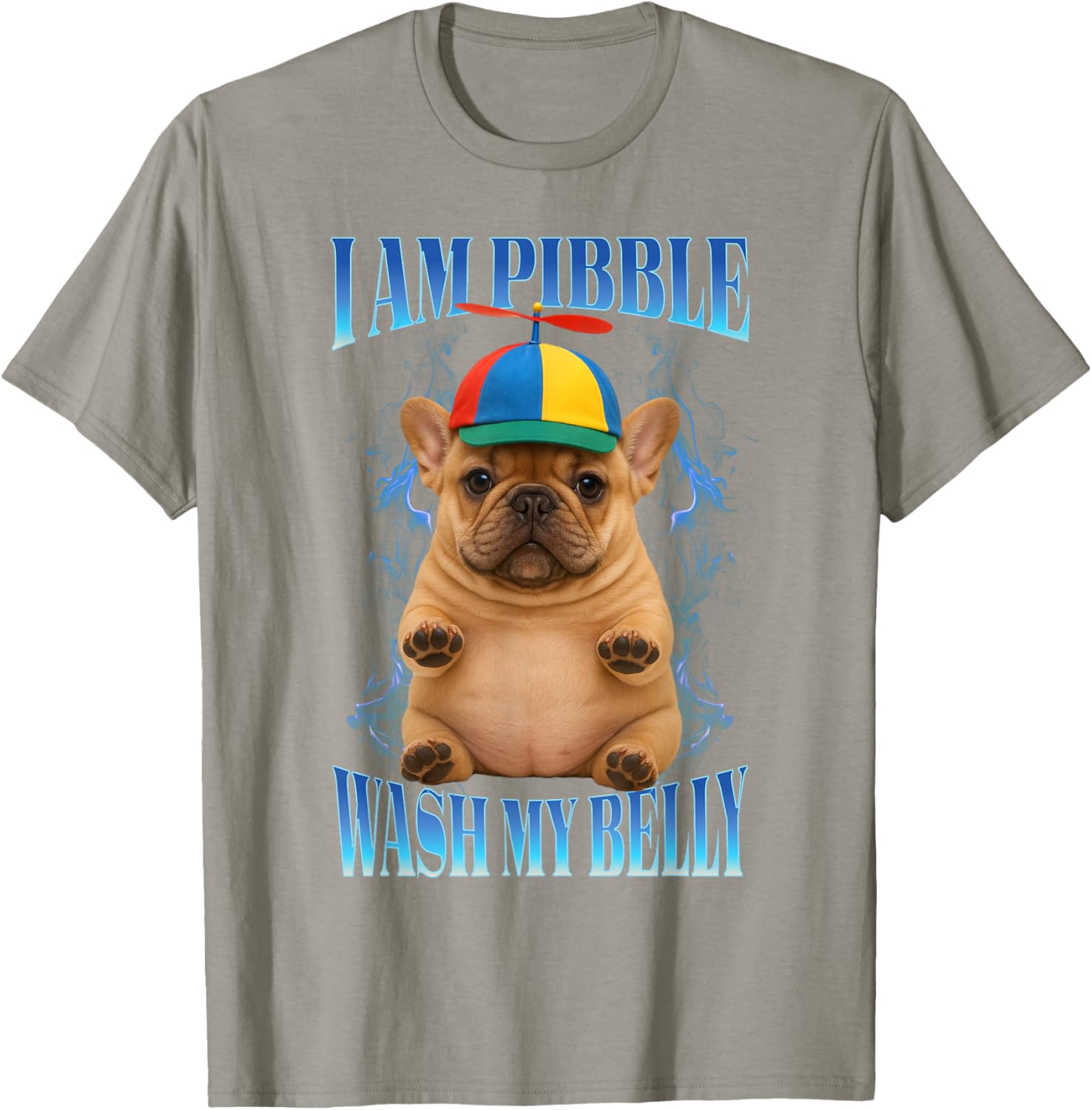 I Am Pibble Wash My Belly Funny Pibble Kids Youth Mom T-Shirt - T-Shirt | Sand