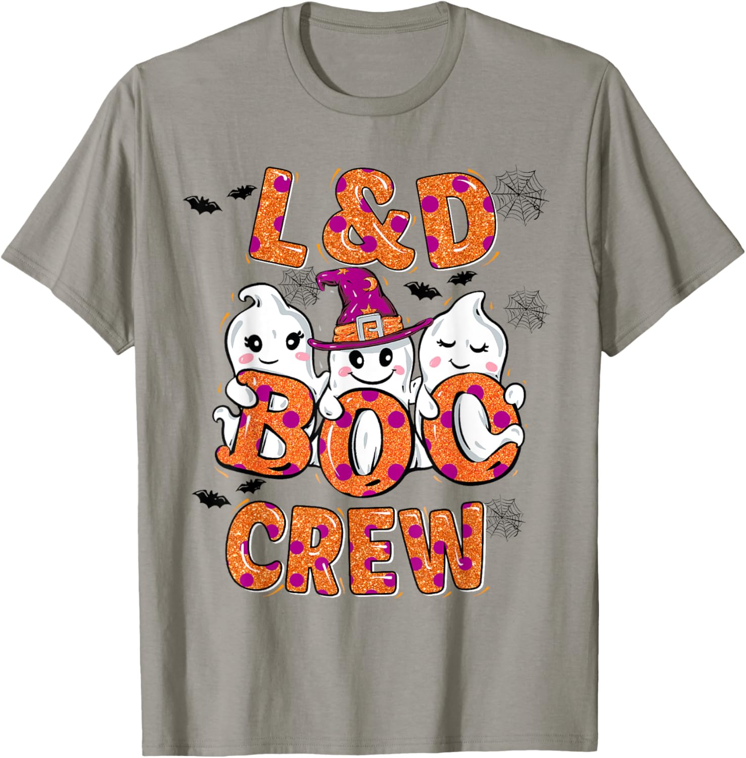 L&D Boo Crew Halloween matching shirts Labor & Delivery nurs T-Shirt - T-Shirt | Sand