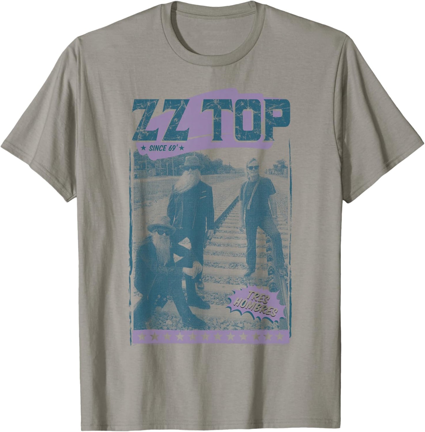 ZZ Top Tracks T-Shirt - T-Shirt | Sand