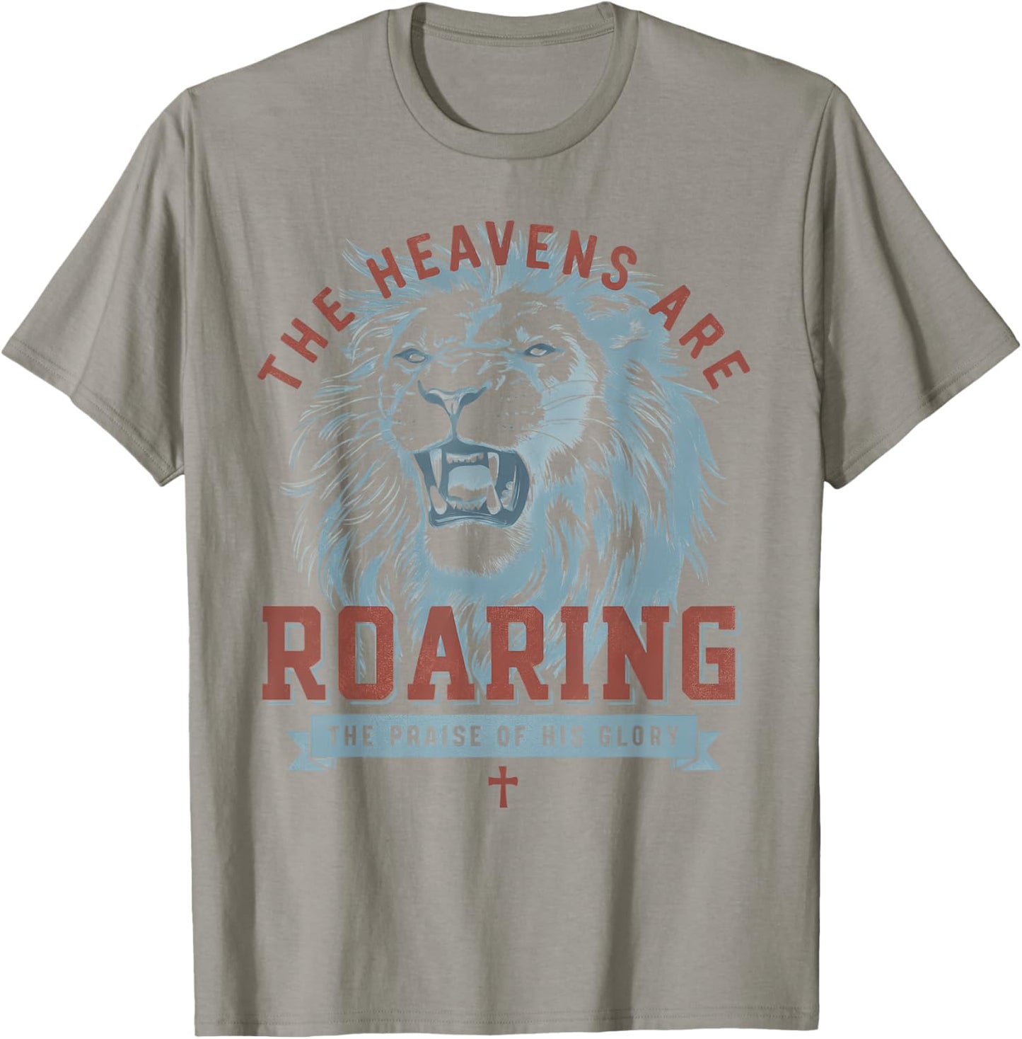 Boho Christian The Heavens Are Roaring Bible Verse Faith T-Shirt - T-Shirt | Sand