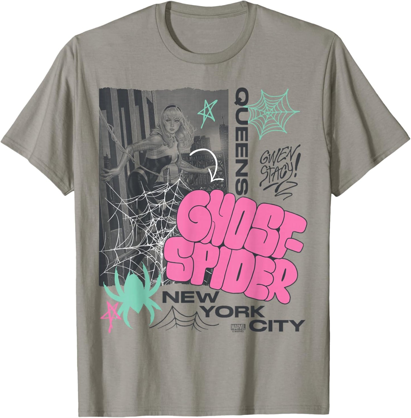 Ghost Spider - NYC Destination T-Shirt - T-Shirt | Sand