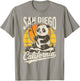 San Diego Retro Panda Zoo California State Costume T-Shirt - T-Shirt | Sand