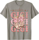 Rodeo Gigi Pink Boots Coquette Cow-Girl Birthday Party T-Shirt - T-Shirt | Sand