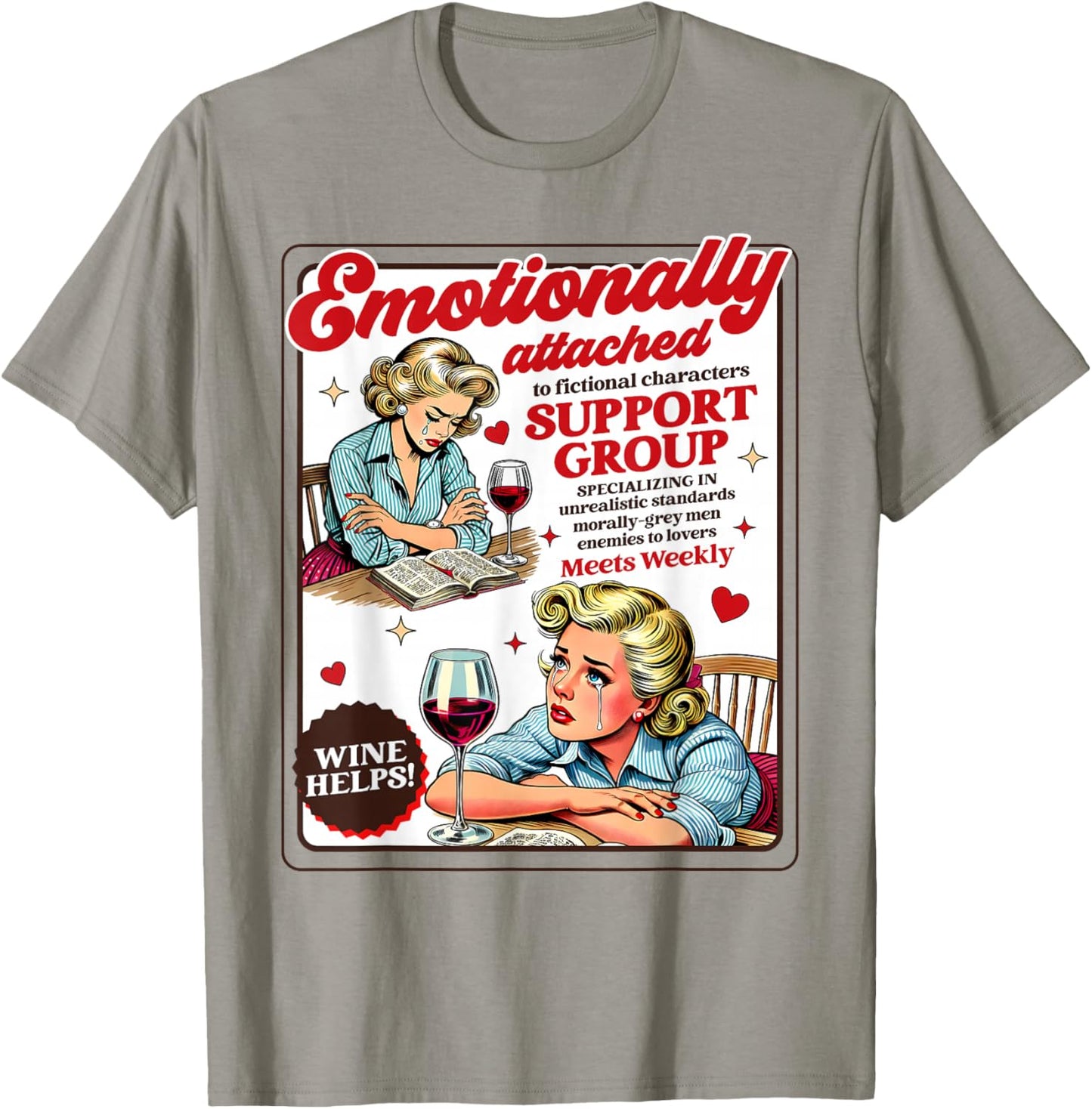Smut Reader Spicy Romance Emotionally Attached Smut Reader T-Shirt - T-Shirt | Sand
