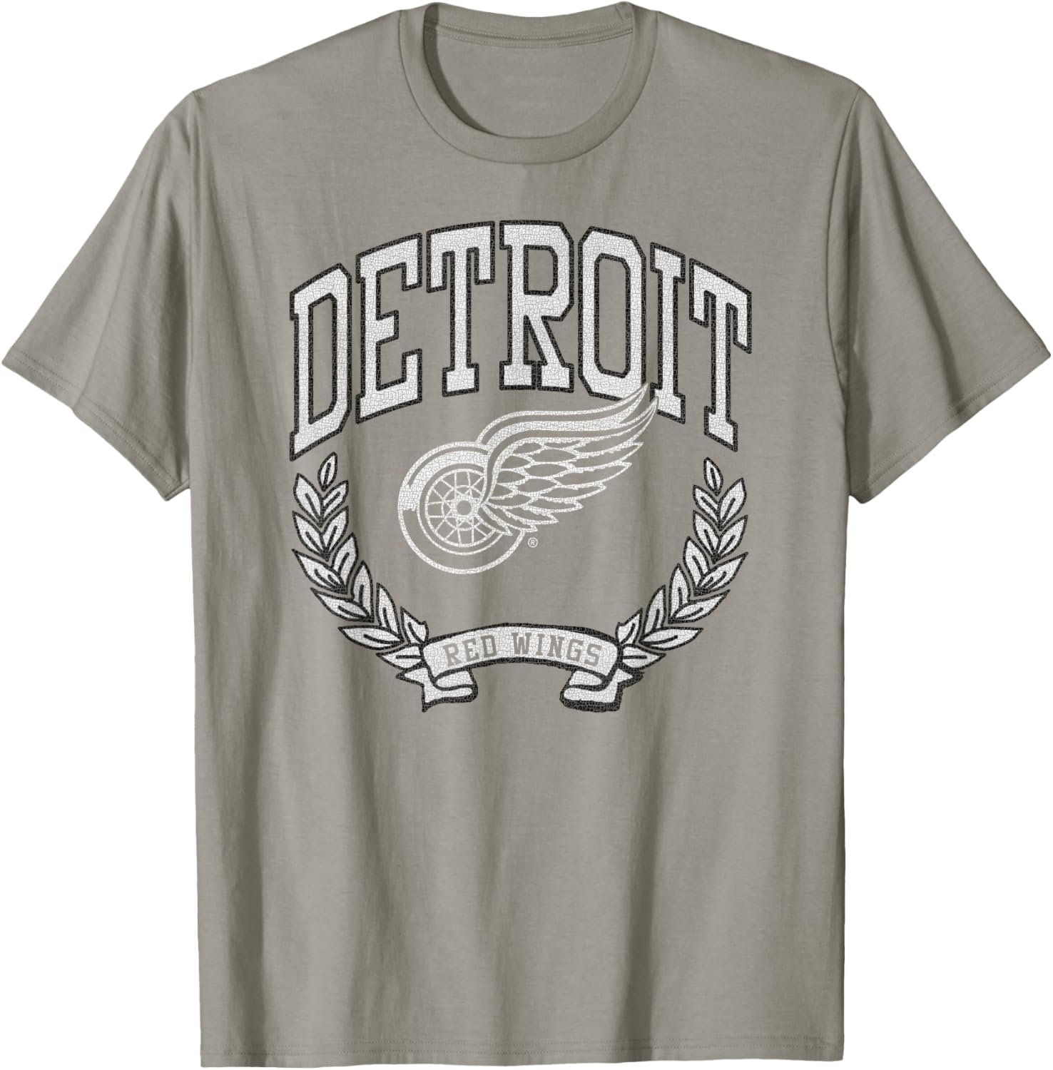 Detroit Red Wings Vintage Victory Red Officially Licensed T-Shirt - T-Shirt | Sand