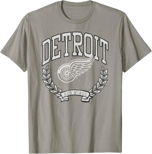 Detroit Red Wings Vintage Victory Red Officially Licensed T-Shirt - T-Shirt | Sand