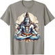 Lord Shiva Meditation Deity Hindu Mythology Religious T-Shirt - T-Shirt | Sand