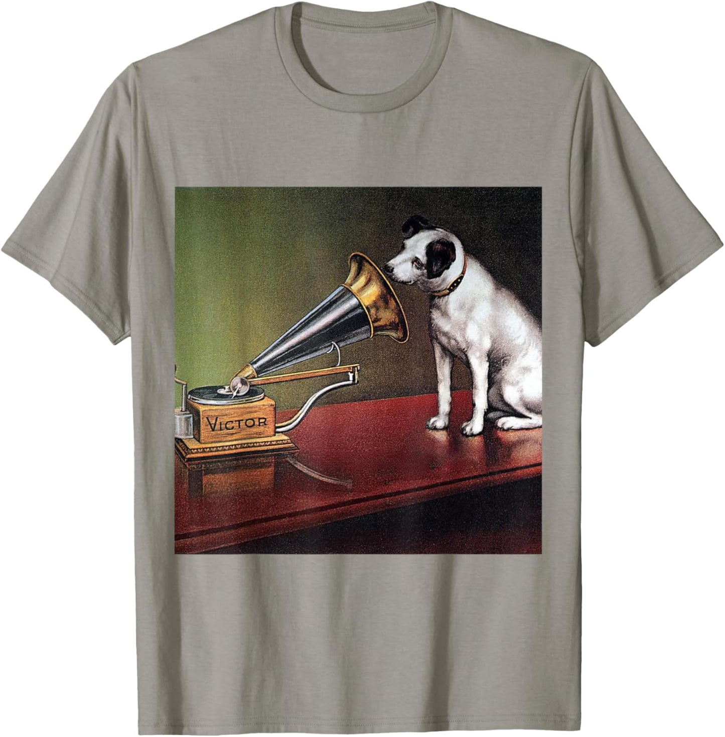 His Master's Voice RCA Victor Nipper Dog T-Shirt - T-Shirt | Sand