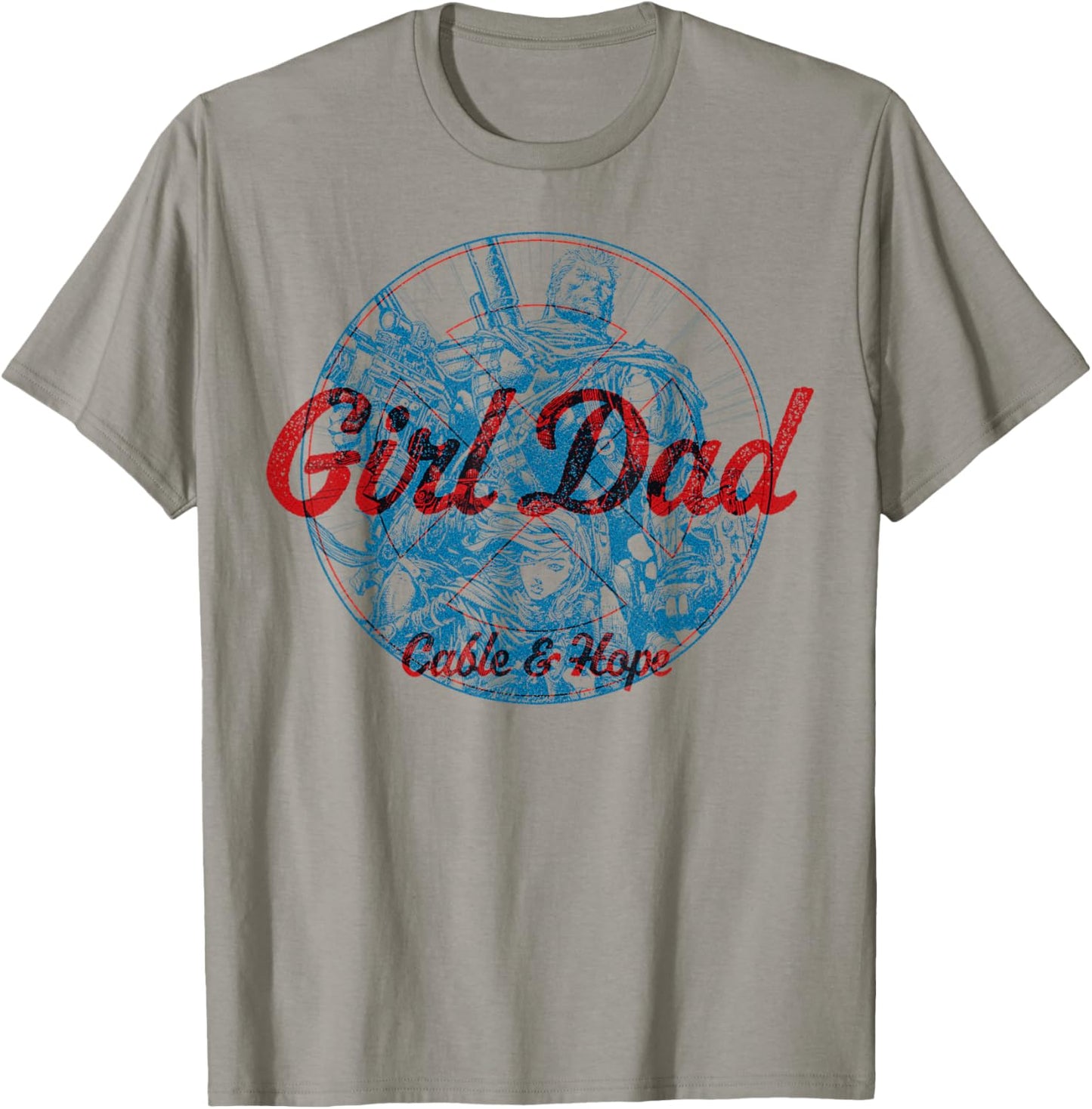 Marvel X-Men Father's Day Cable & Hope Girl Dad X-Men Logo T-Shirt - T-Shirt | Sand