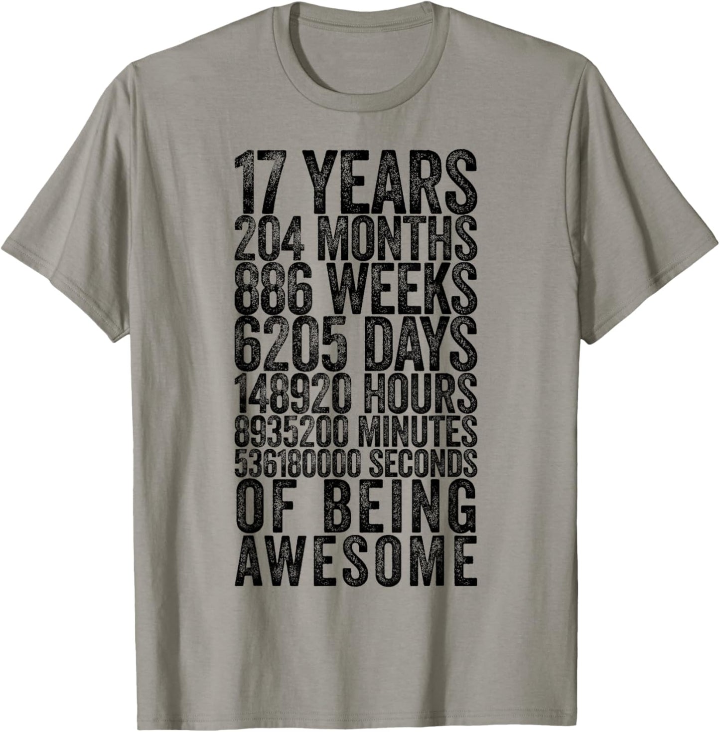 Chemise Humoristique pour 17e Anniversaire Old Meter Funny 17 Ans Cadeaux T-Shirt - T-Shirt | Sand