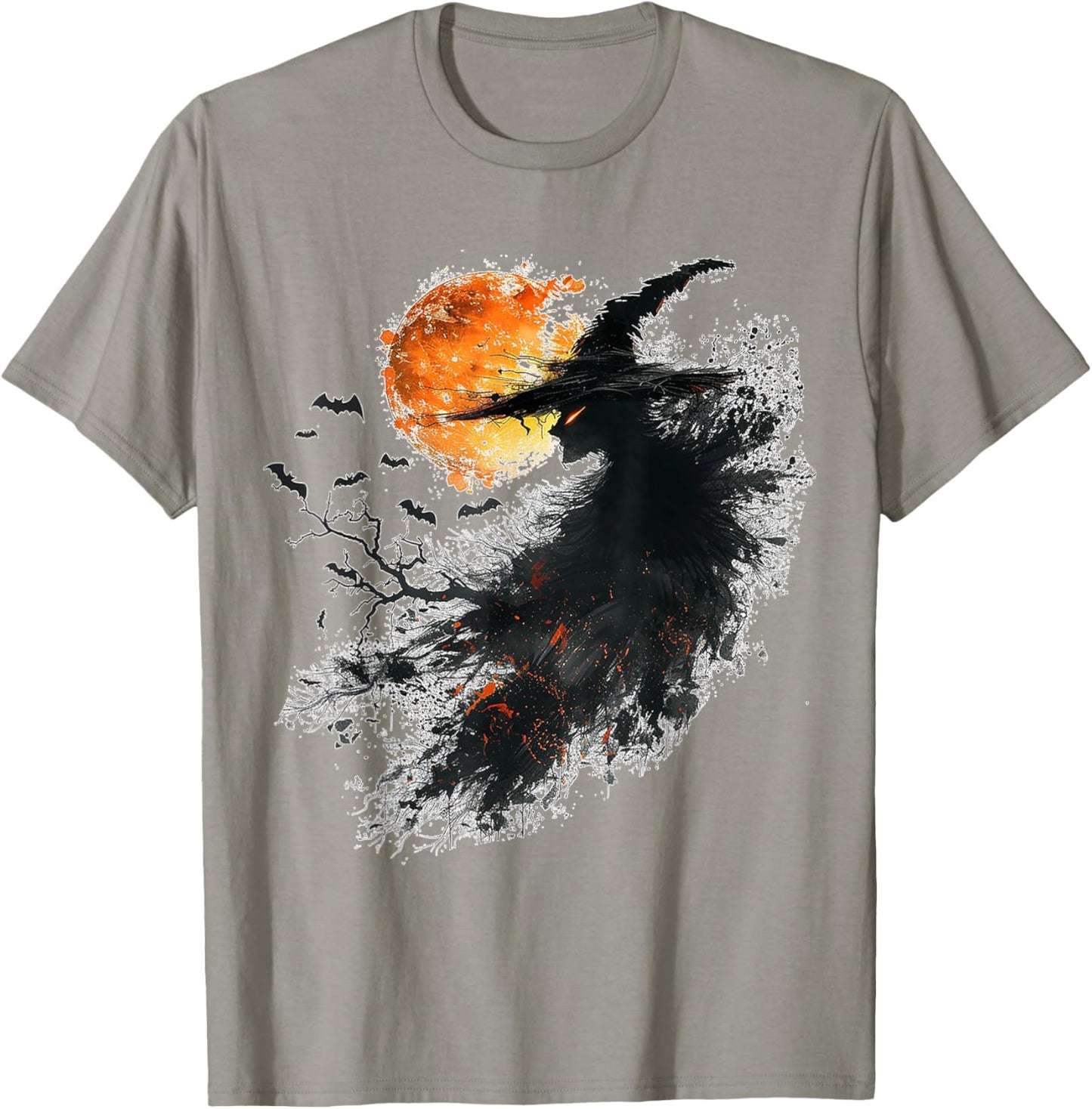 Witch Costume Halloween Graphic Art Witch T-Shirt - T-Shirt | Sand