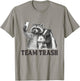 Team Trash Raccoon Opossum Skunk Sunglasses Feral Cats T-Shirt - T-Shirt | Sand