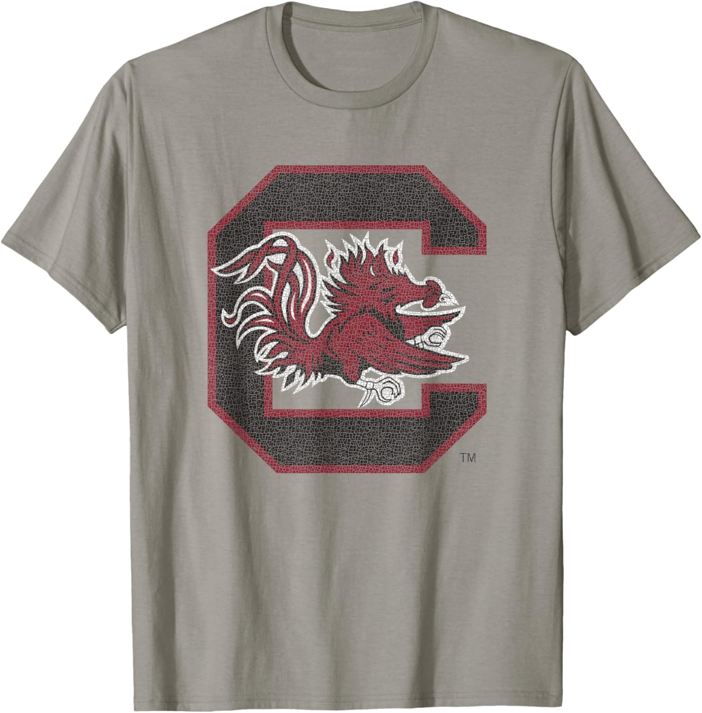 South Carolina Gamecocks Vintage Icon Heather Gray T-Shirt - T-Shirt | Sand